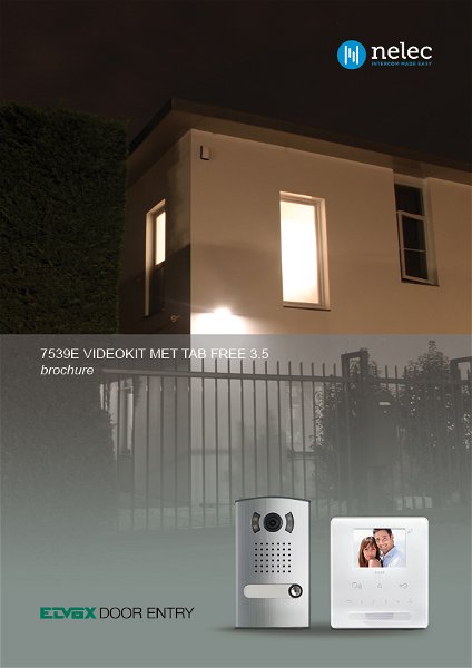 Brochure videokit V1 Serie 1300Eco met Tab Free 3.5