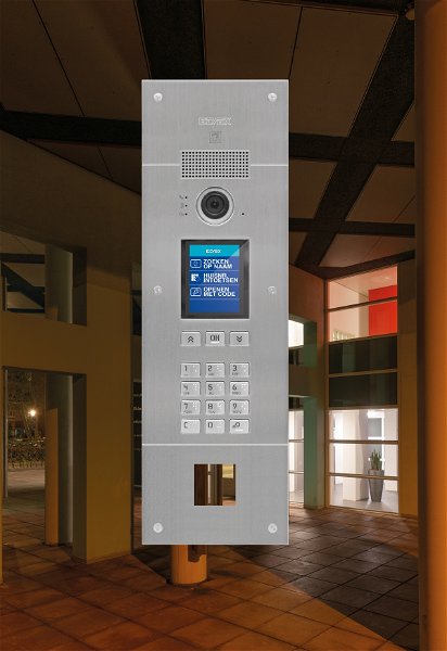 Afbeelding van het Pixel UP video RVS keypad deurstation tbv cardreader