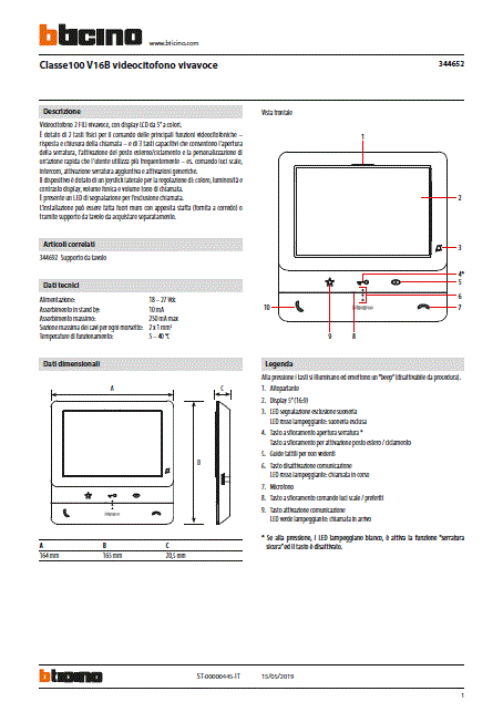 Fabrieksschema M-50b technical sheet Italiaans Fabrieksschema M-50b technical sheet Italiaans