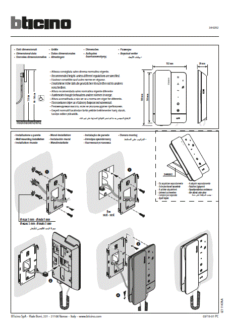 Fabrieksschema T-60 instruction sheet