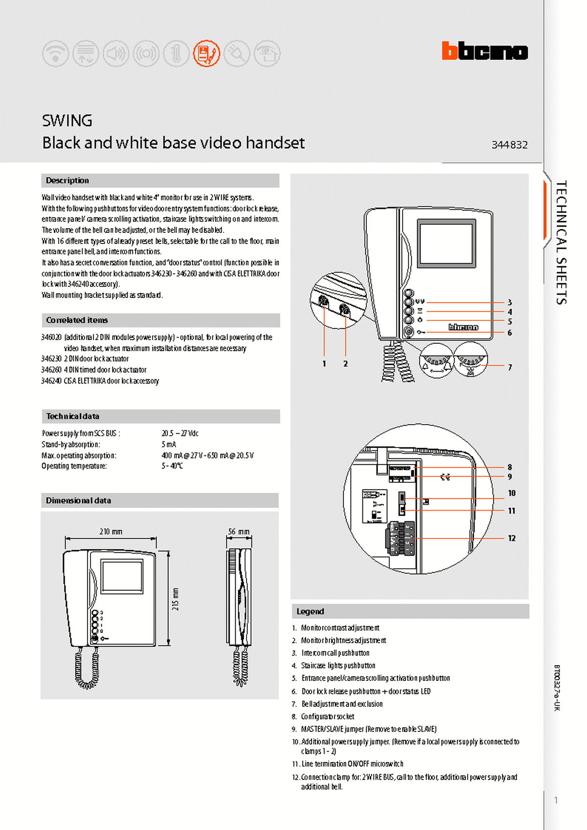 Fabrieksschema M-10 technical sheet Fabrieksschema M-10 technical sheet