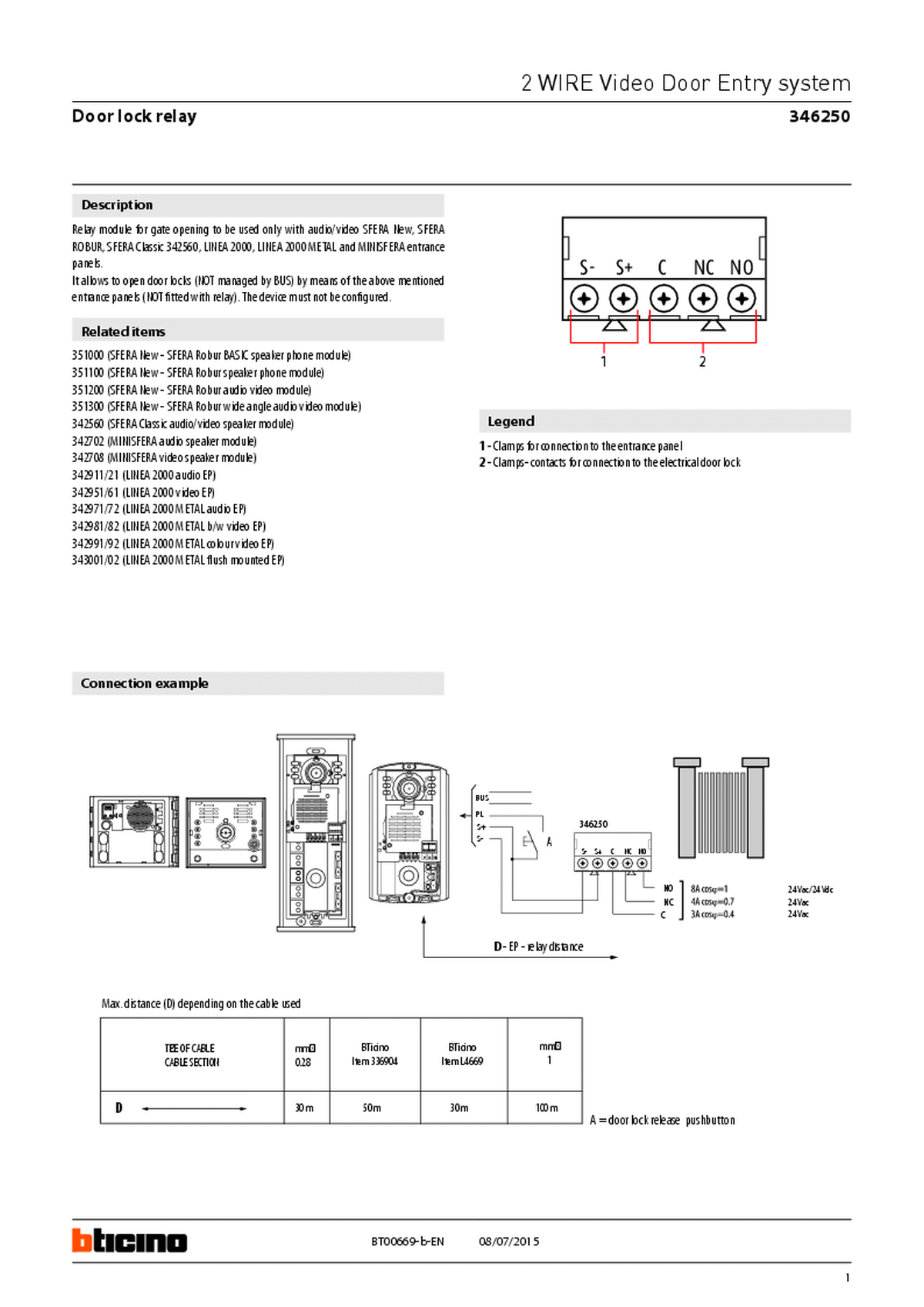 Fabrieksschema DZ-Rel technical sheet