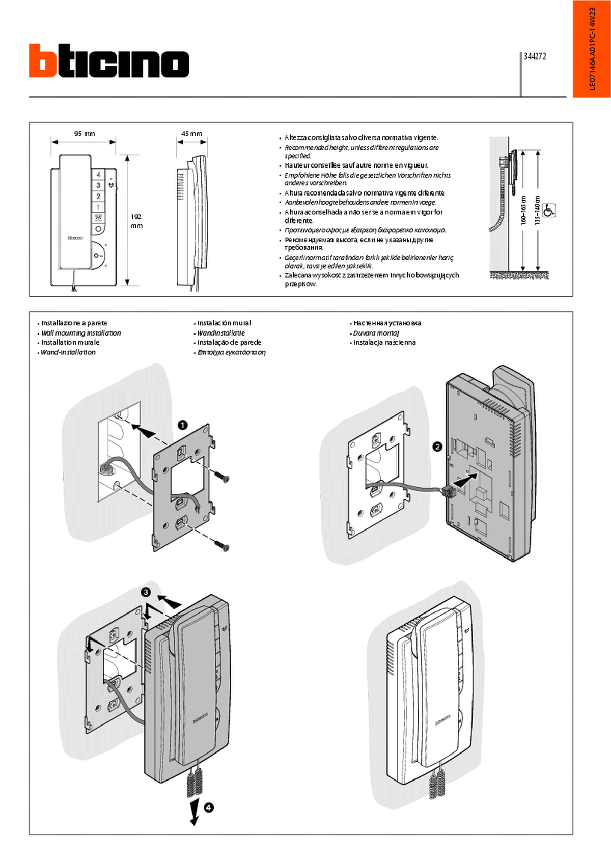 Fabrieksschema T-50 instruction sheet