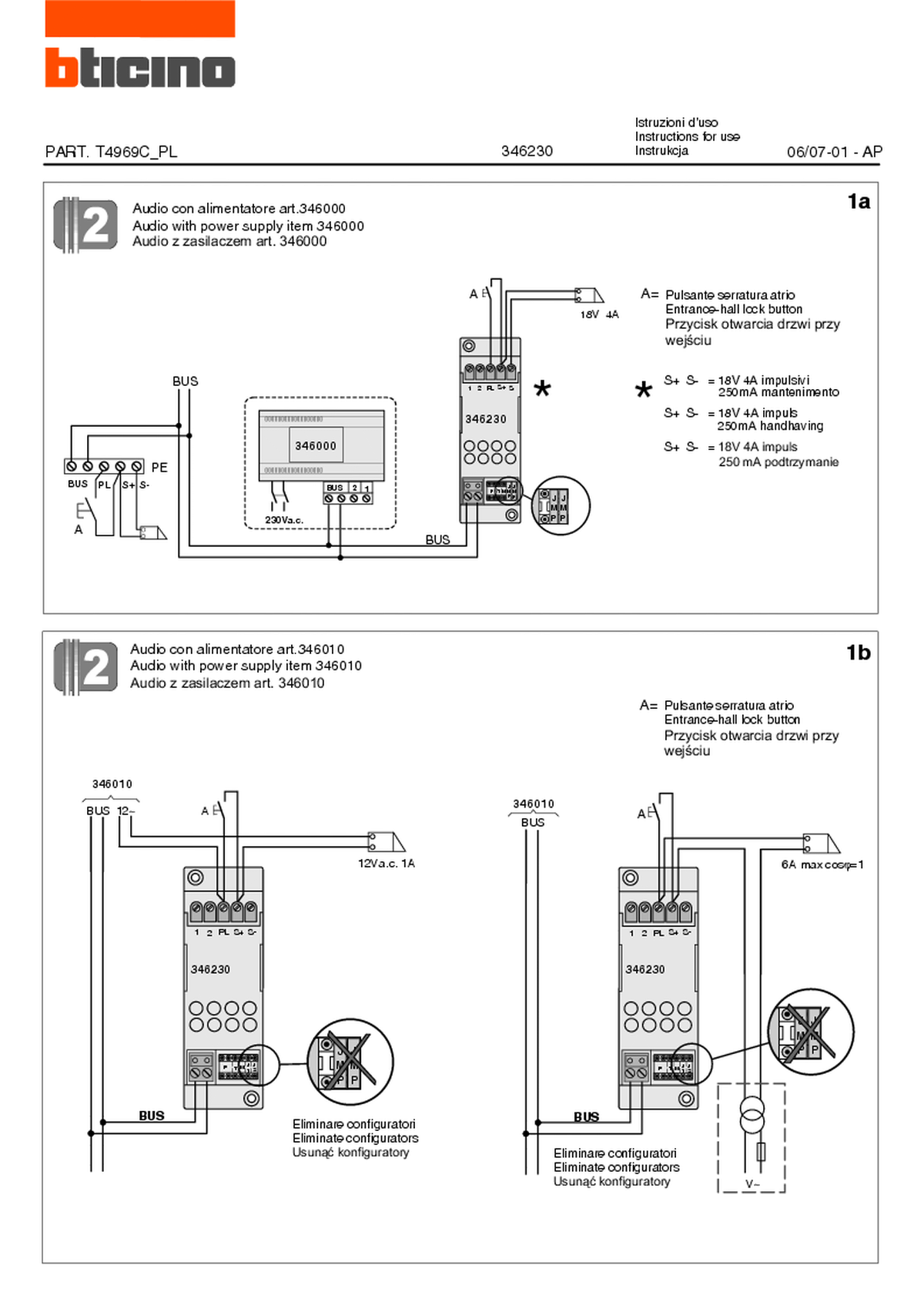 Fabrieksschema D-Rel instruction sheet