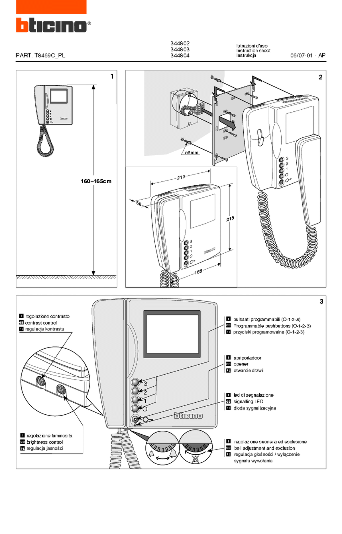 Fabrieksschema M-10X instruction sheet