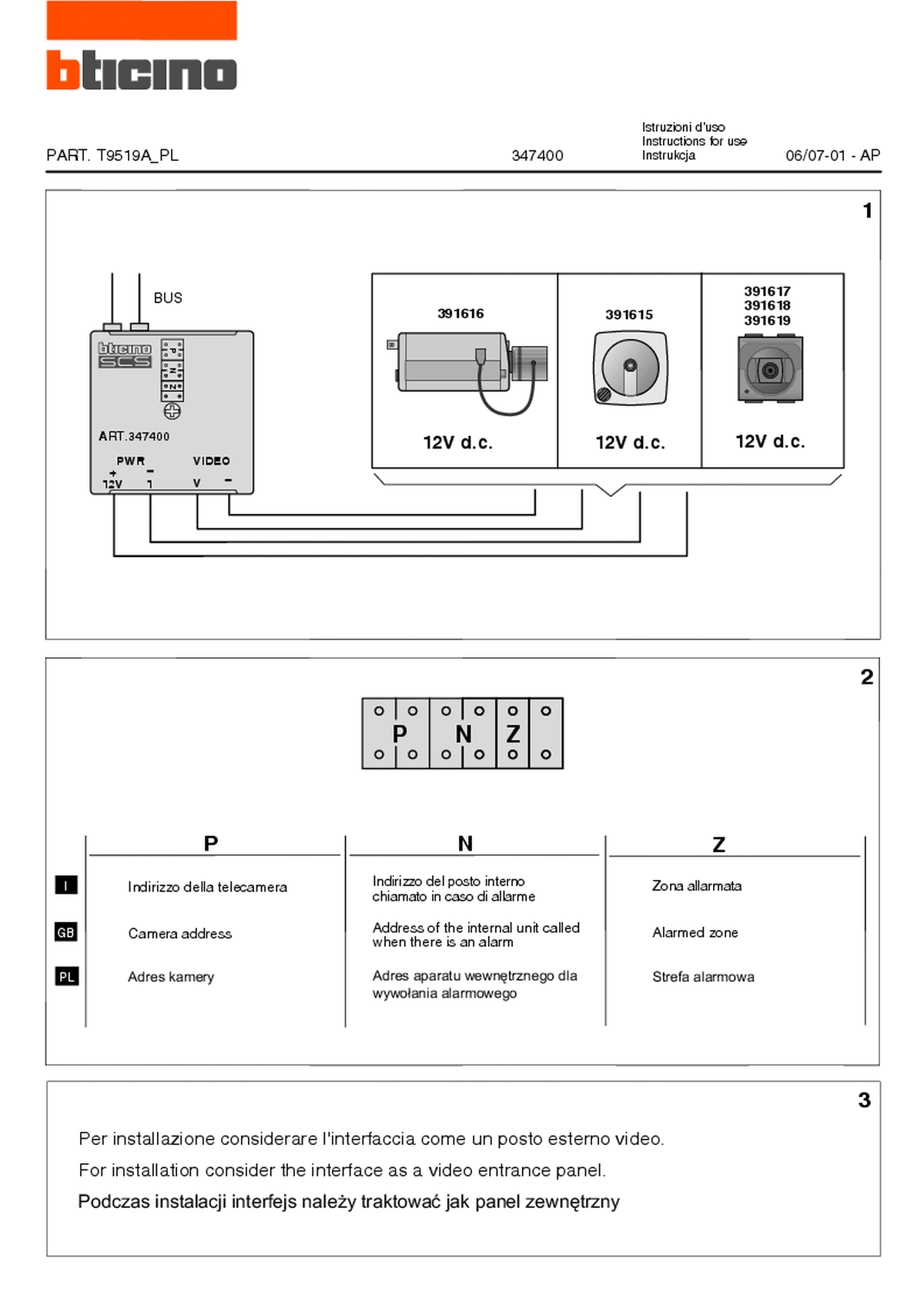 Fabrieksschema CX-I instruction sheet