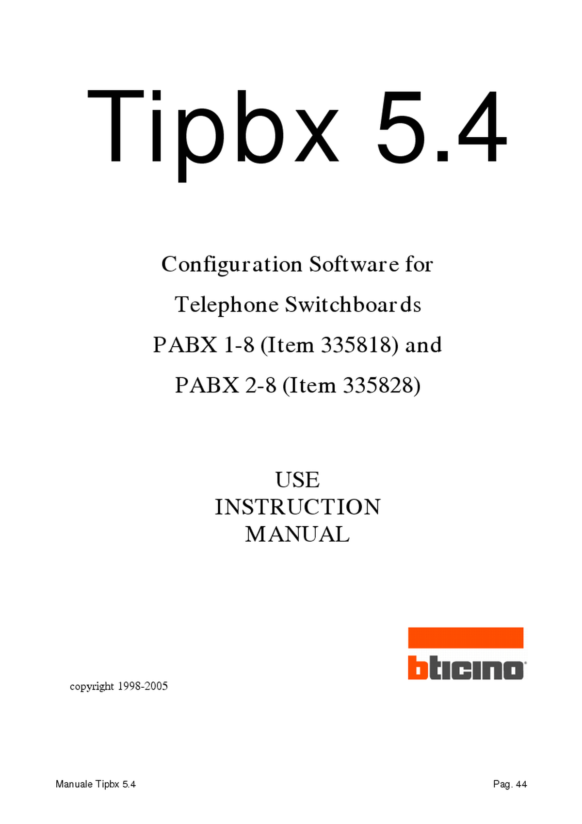 Fabrieksschema PABX Interface Manual Engels Fabrieksschema PABX Interface Manual Engels