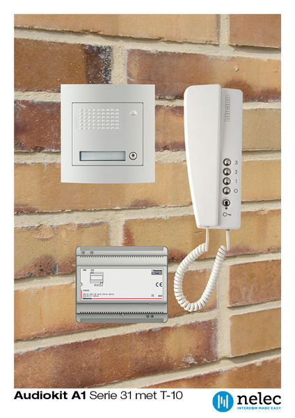 Brochure over de audiokit A1 Serie 31 met T-10 Brochure over de audiokit A1 Serie 31 met T-10