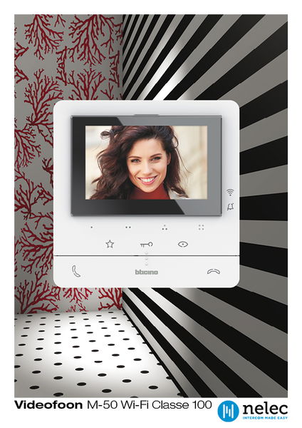 Brochure over de M-50W videofoon Brochure over de M-50W videofoon