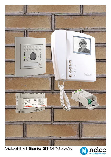 Brochure over de videokit V1 Serie 31V inbouw met M-10 Brochure over de videokit V1 Serie 31V inbouw met M-10
