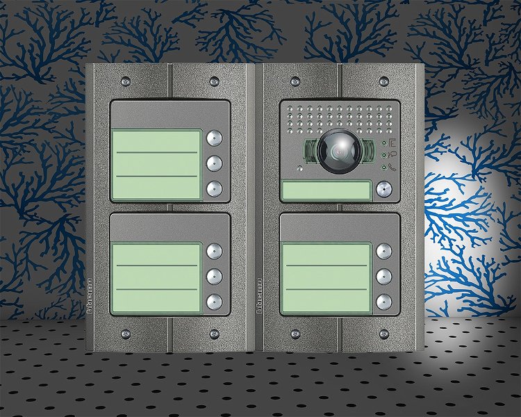 Afbeelding van het Serie 151V deurstation met 10 BTicino beldrukkers