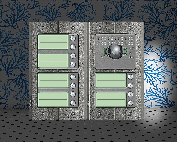 Afbeelding van het Serie 151V deurstation met 12 BTicino beldrukkers