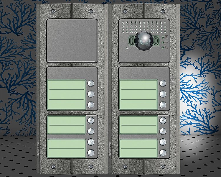 Afbeelding van het Serie 151V deurstation met 14 BTicino beldrukkers