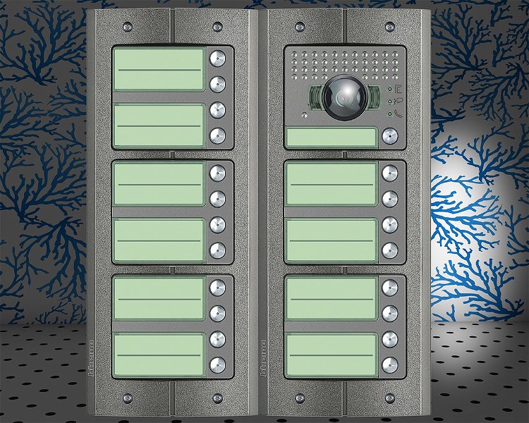 Afbeelding van het Serie 151V deurstation met 21 BTicino beldrukkers