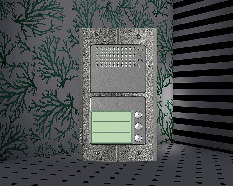 Afbeelding van het Serie 151A deurstation met 3 BTicino beldrukkers