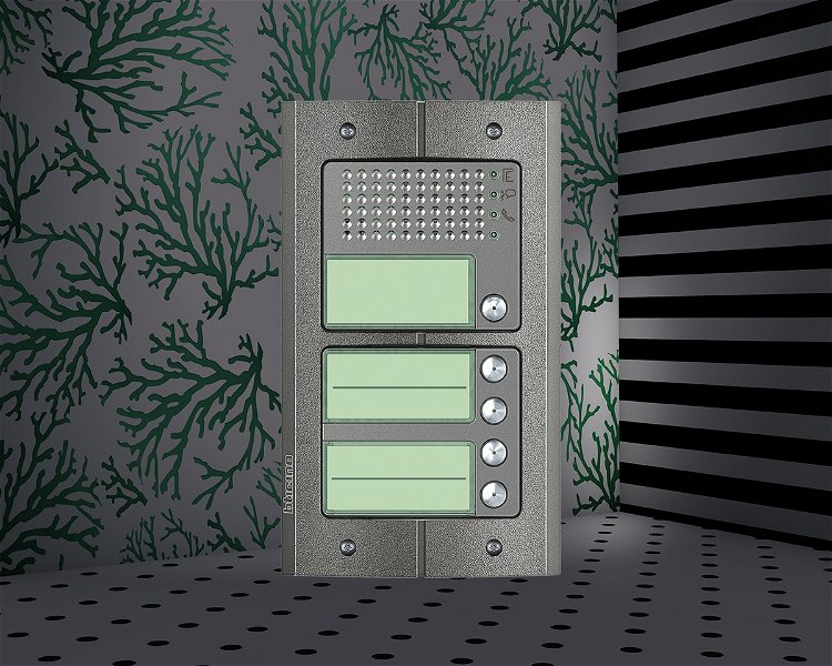 Afbeelding van het Serie 151A deurstation met 5 BTicino beldrukkers