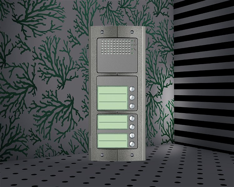 Afbeelding van het Serie 151A deurstation met 7 BTicino beldrukkers