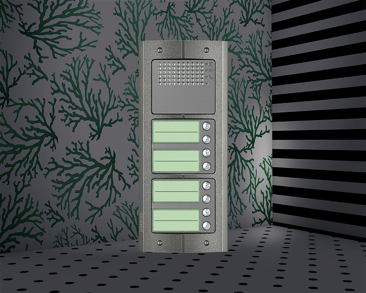 Afbeelding van het Serie 151A deurstation met 8 BTicino beldrukkers