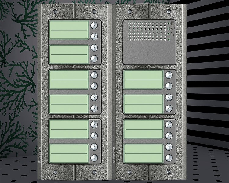 Afbeelding van het Serie 151A deurstation met 20 BTicino beldrukkers