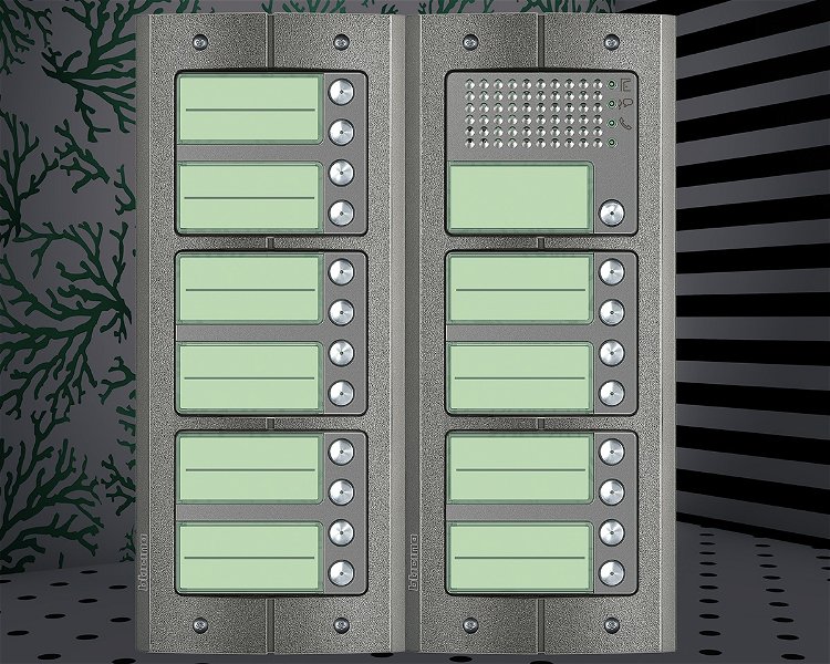 Afbeelding van het Serie 151A deurstation met 21 BTicino beldrukkers