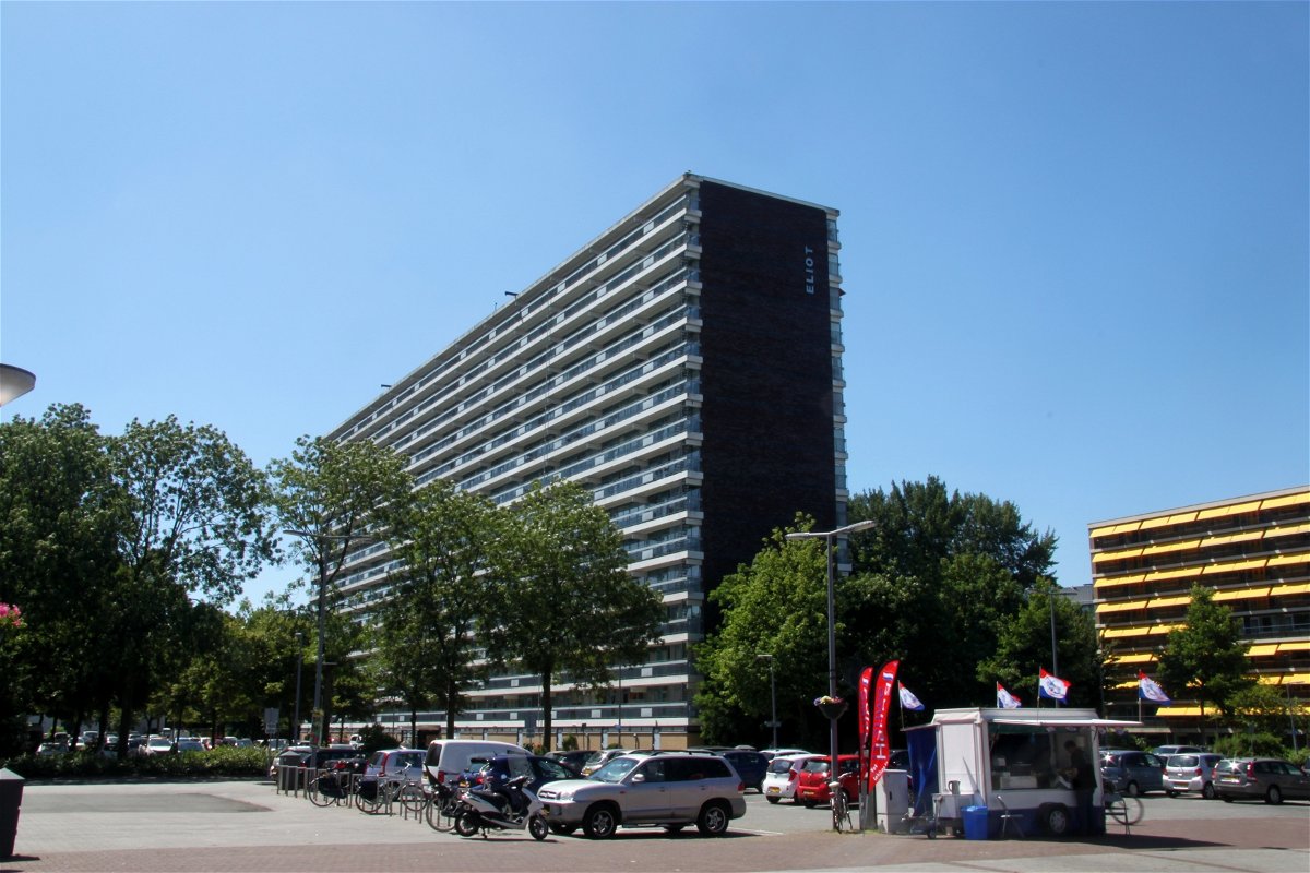 Foto van de BTicino intercom installatie Eliotplaats te Rotterdam 175 woningen
