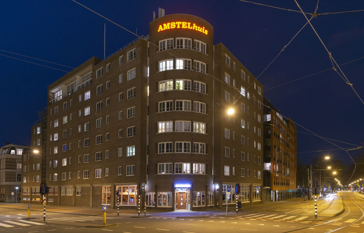 Foto van de BTicino intercom installatie Amstelhuis te Amsterdam 122 woningen