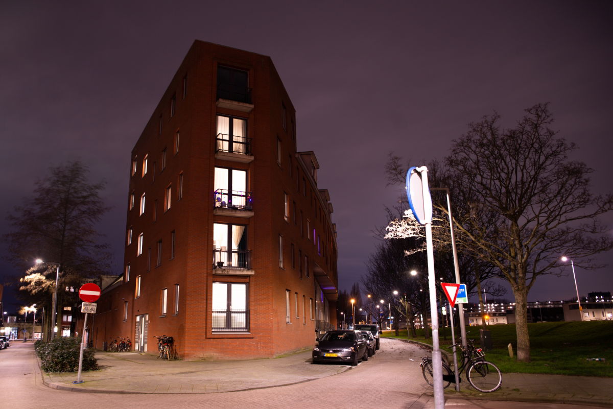 Foto van de BTicino intercom installatie Dok te Rotterdam met 42 woningen