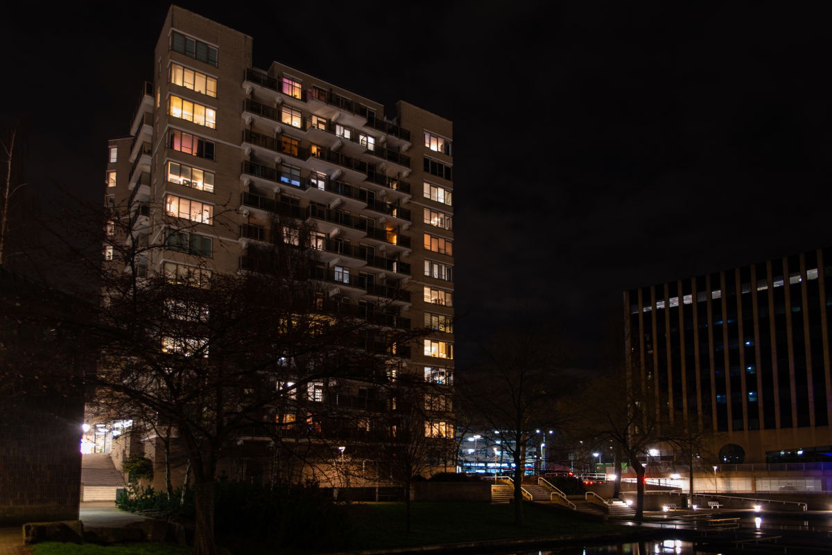 Foto van de BTicino intercom installatie Résidence Belgique te Zoetermeer 71 woningen