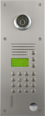 BTicino Deurstation Serie 60V met keypad Deurstation Serie 60V keypad deurvideo BTicino