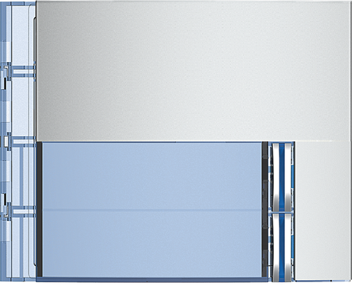 BTicino Front 2 drukkers Serie 131 BT352021 deurcommunicatie Sfera deurvideo intercom BTicino