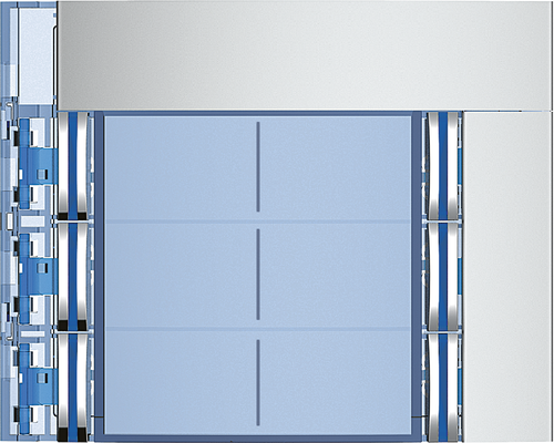 BTicino Front 6 drukkers Serie 131 BT352161 deurcommunicatie Sfera deurvideo intercom BTicino