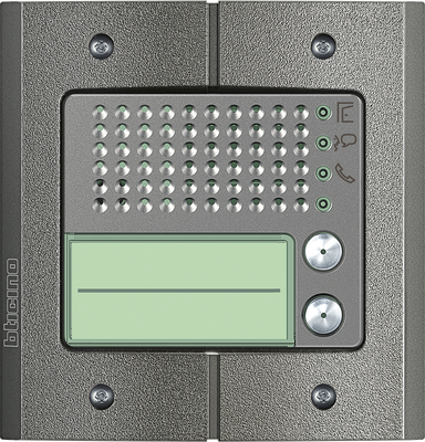 BTicino intercom deurstation Serie 151A met 2 beldrukkers Anti-vandaal buitenpost 2 appartementen BTicino