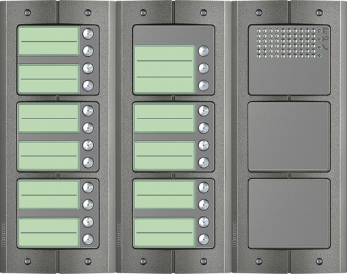 BTicino intercom deurstation Serie 151A met 23 beldrukkers Anti-vandaal buitenpost 23 appartementen BTicino