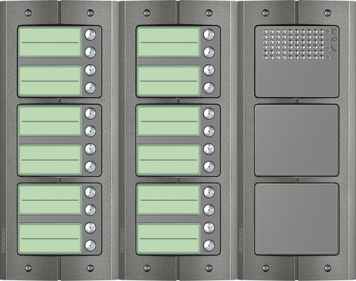 BTicino intercom deurstation Serie 151A met 24 beldrukkers Anti-vandaal buitenpost 24 appartementen BTicino