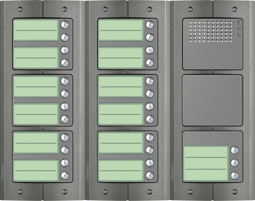 BTicino intercom deurstation Serie 151A met 27 beldrukkers Anti-vandaal buitenpost 27 appartementen BTicino