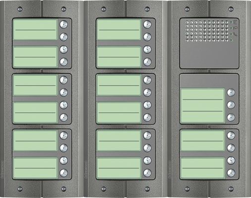 BTicino intercom deurstation Serie 151A met 31 beldrukkers Anti-vandaal buitenpost 31 appartementen BTicino