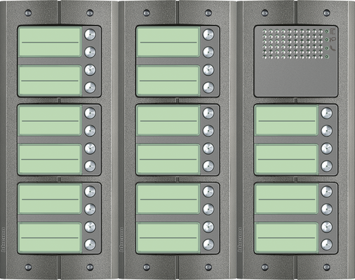 BTicino intercom deurstation Serie 151A met 32 beldrukkers Anti-vandaal buitenpost 32 appartementen BTicino