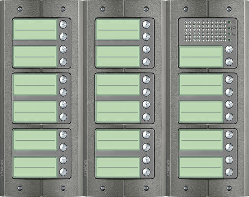 BTicino intercom deurstation Serie 151A met 34 beldrukkers Anti-vandaal buitenpost 34 appartementen BTicino