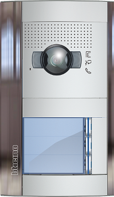 Intercom camera belpaneel 3 woningen BTicino