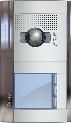BTicino Deurstation Serie 131V met 3 beldrukkers Intercom camera belpaneel 3 woningen BTicino