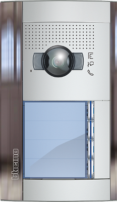 Intercom camera belpaneel 4 woningen BTicino