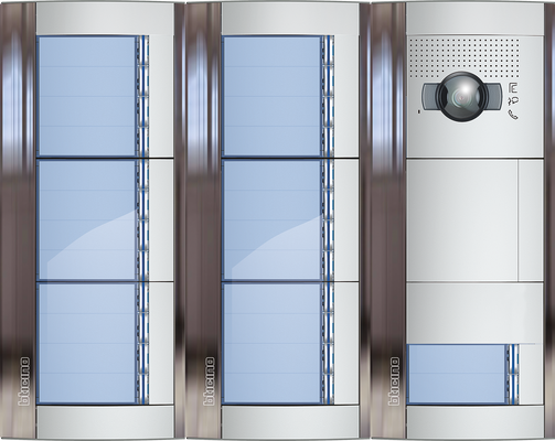 BTicino Deurstation Serie 131V met 26 beldrukkers Intercom camera belpaneel 26 woningen BTicino