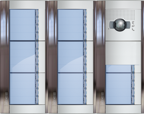 BTicino Deurstation Serie 131V met 29 beldrukkers Intercom camera belpaneel 29 woningen BTicino