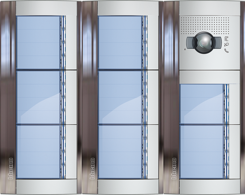 BTicino Deurstation Serie 131V met 31 beldrukkers Intercom camera belpaneel 31 woningen BTicino