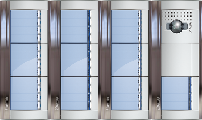 BTicino Deurstation Serie 131V met 40 beldrukkers Intercom camera belpaneel 40 woningen BTicino
