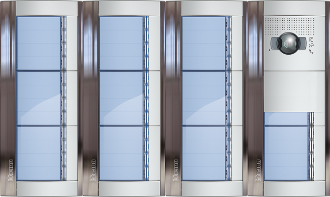 BTicino Deurstation Serie 131V met 41 beldrukkers Intercom camera belpaneel 41 woningen BTicino