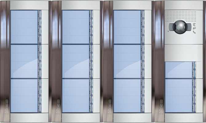 BTicino Deurstation Serie 131V met 42 beldrukkers Intercom camera belpaneel 42 woningen BTicino