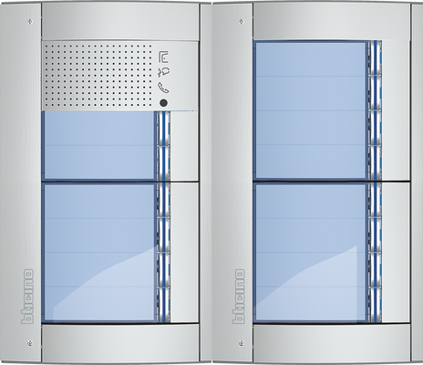 intercom buitenpost 14 appartementen BTicino