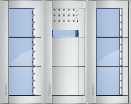 BTicino Deurstation Serie 131A met 25 beldrukkers intercom buitenpost 25 appartementen BTicino