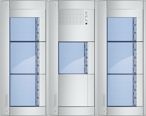 BTicino Deurstation Serie 131A met 26 beldrukkers intercom buitenpost 26 appartementen BTicino